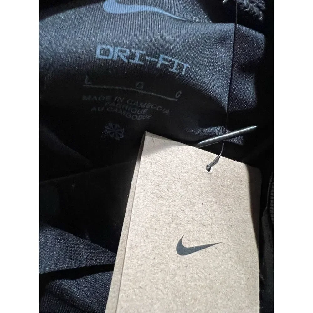 Nike Dri-FIT Victory Men's Golf Black Polo Large